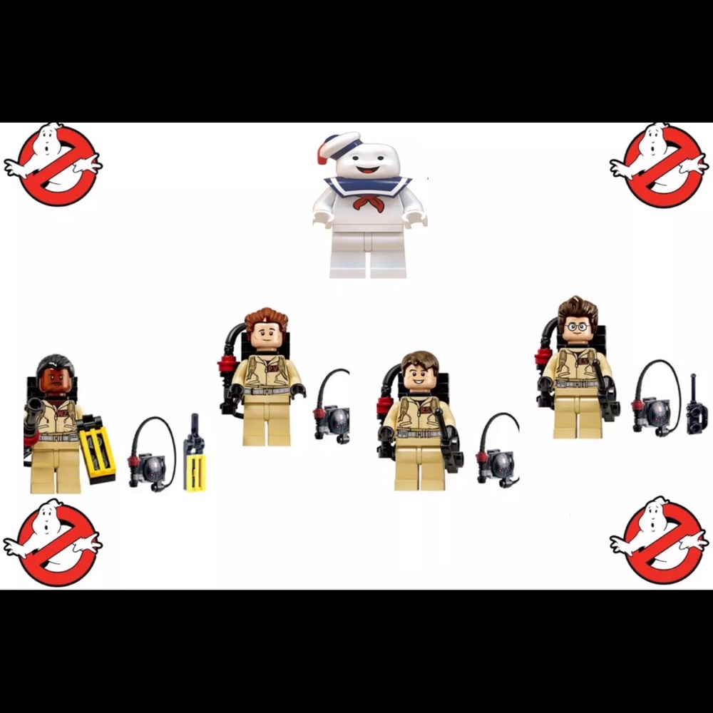 COPY - Ghostbusters 5pc minifigure set Lego compatible